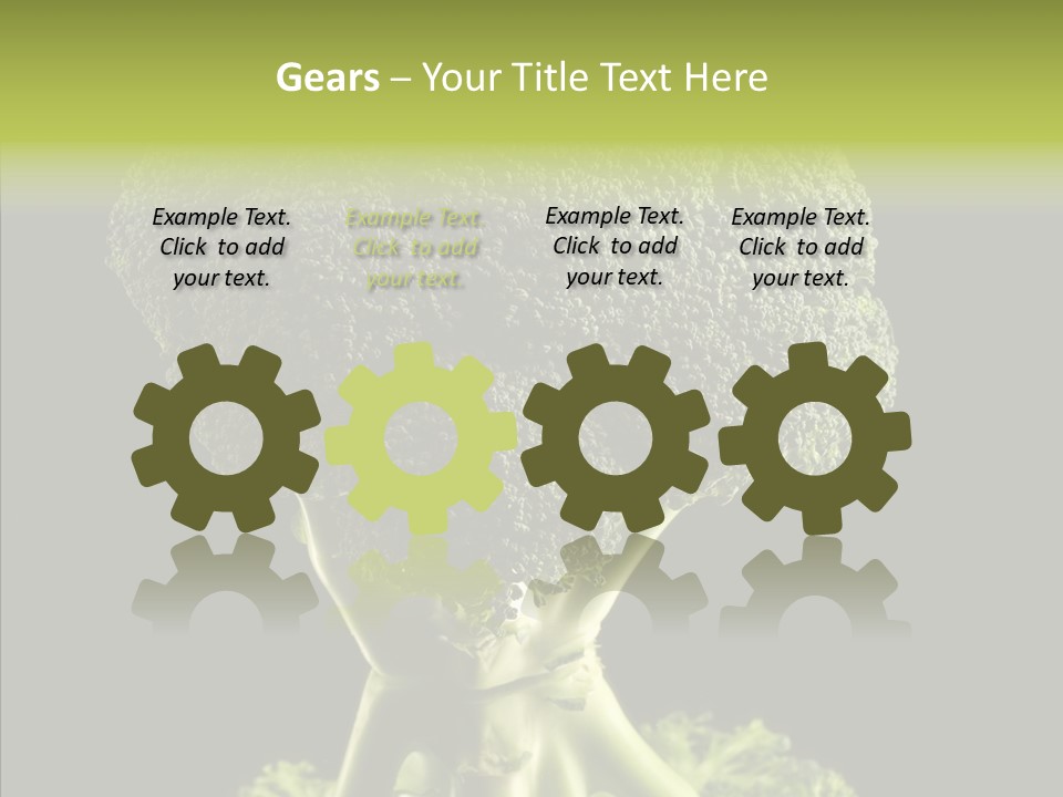 Veggies Black Healthy PowerPoint Template