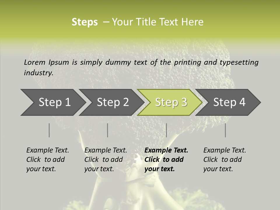 Veggies Black Healthy PowerPoint Template