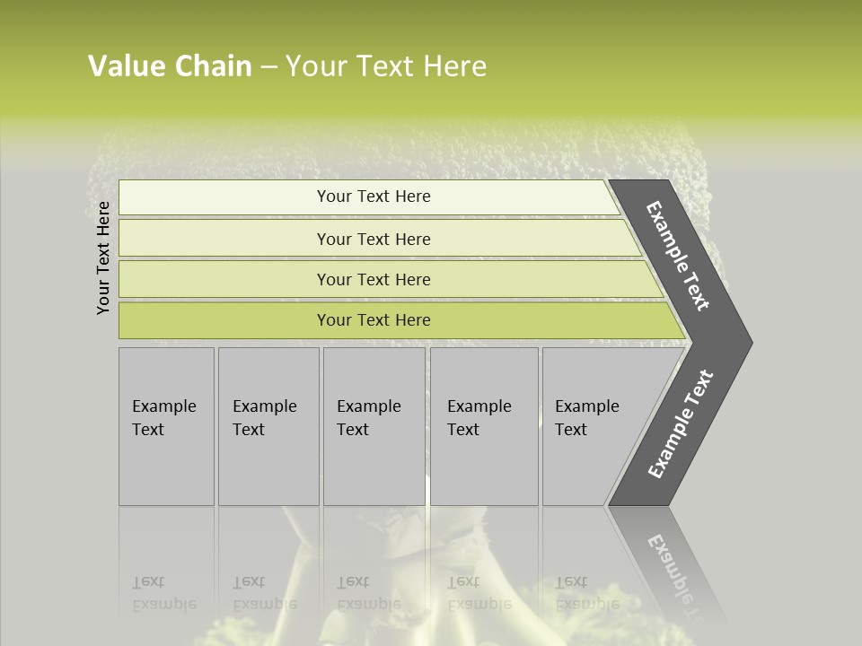 Veggies Black Healthy PowerPoint Template