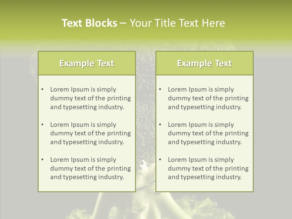 Veggies Black Healthy PowerPoint Template