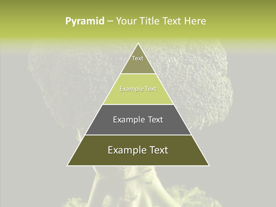 Veggies Black Healthy PowerPoint Template