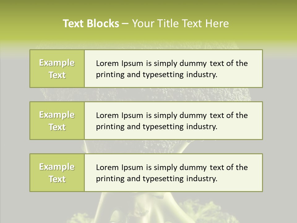 Veggies Black Healthy PowerPoint Template