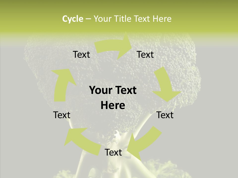 Veggies Black Healthy PowerPoint Template