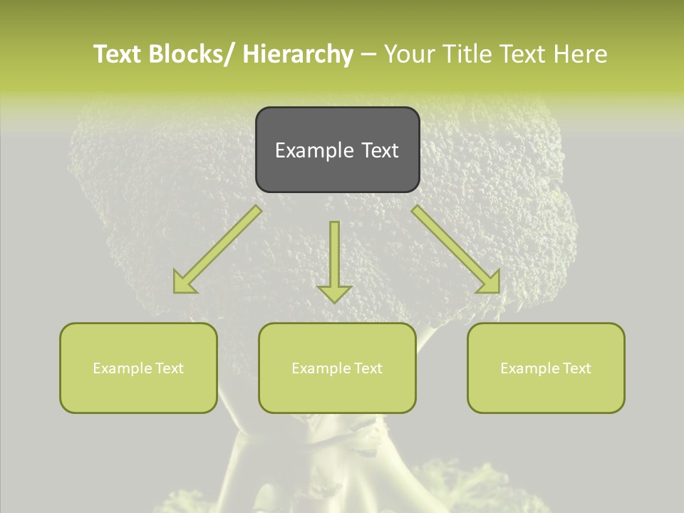 Veggies Black Healthy PowerPoint Template