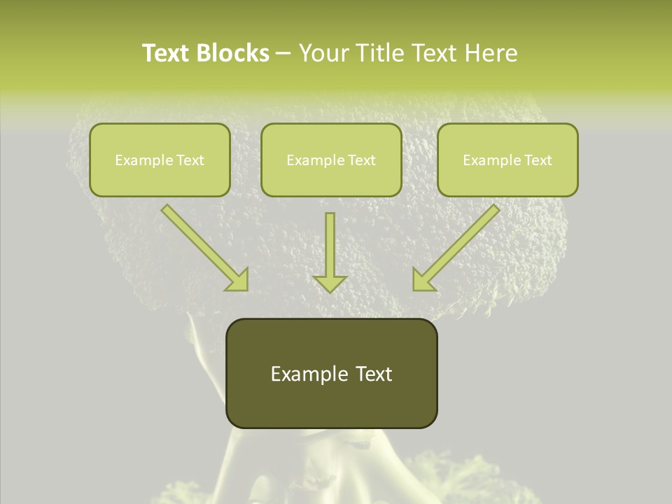 Veggies Black Healthy PowerPoint Template