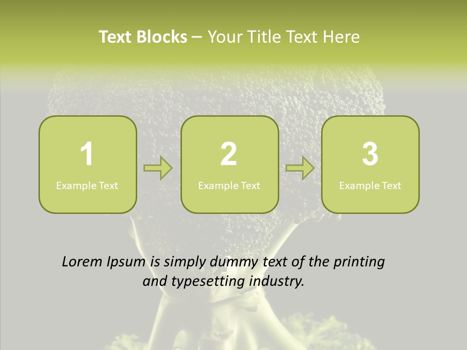 Veggies Black Healthy PowerPoint Template