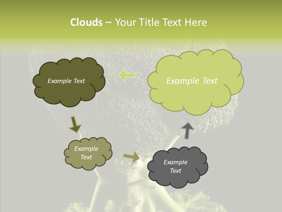 Veggies Black Healthy PowerPoint Template