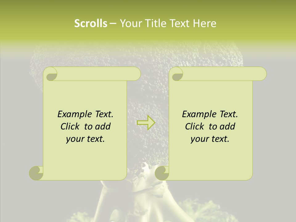 Veggies Black Healthy PowerPoint Template