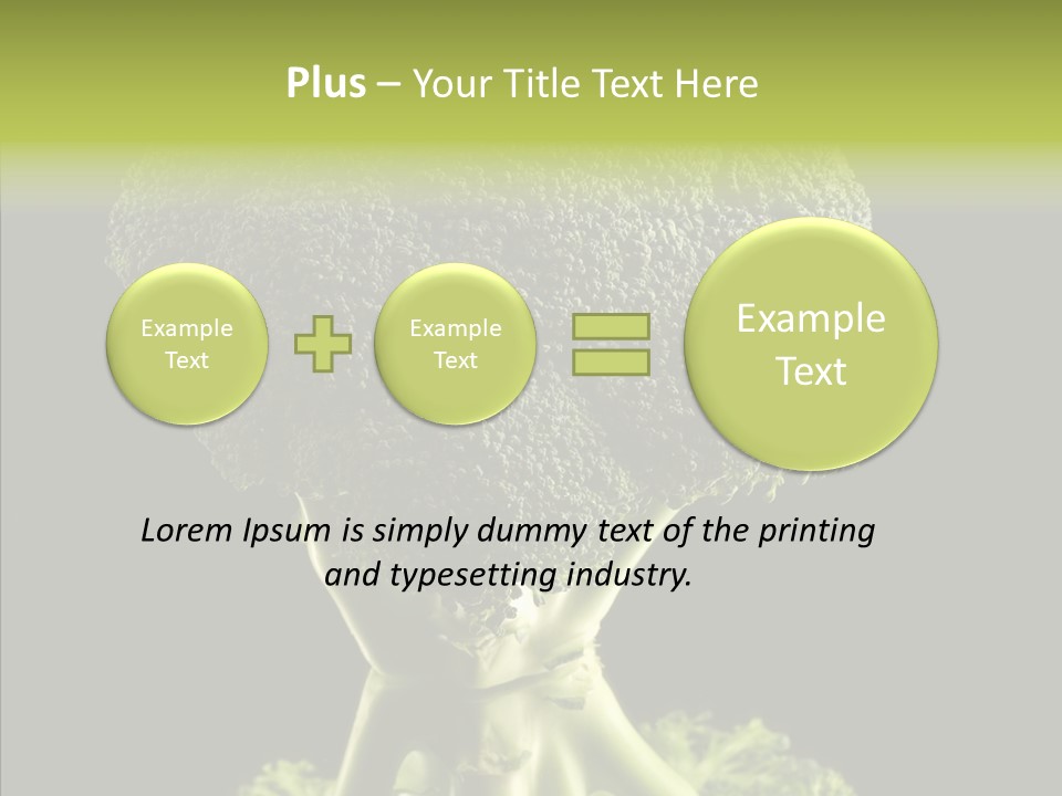 Veggies Black Healthy PowerPoint Template