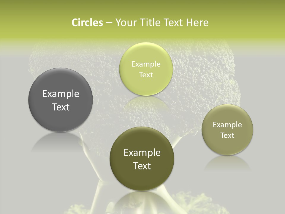 Veggies Black Healthy PowerPoint Template