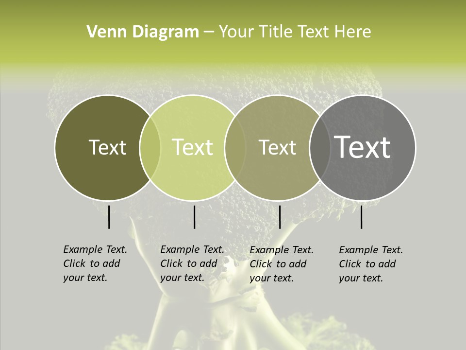 Veggies Black Healthy PowerPoint Template