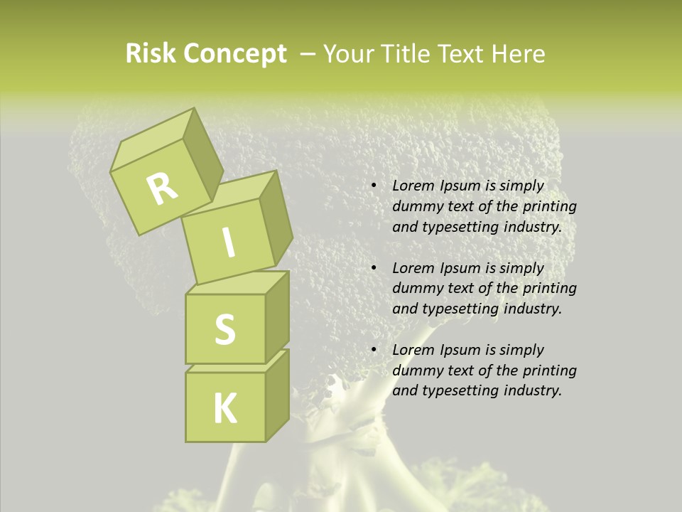 Veggies Black Healthy PowerPoint Template