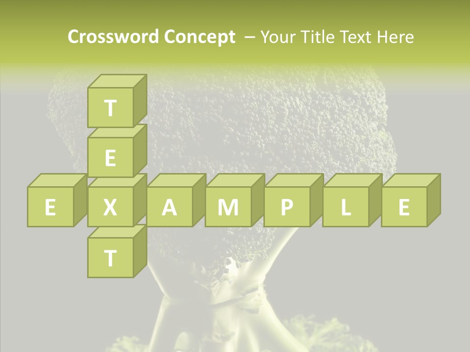 Veggies Black Healthy PowerPoint Template