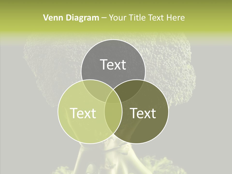 Veggies Black Healthy PowerPoint Template