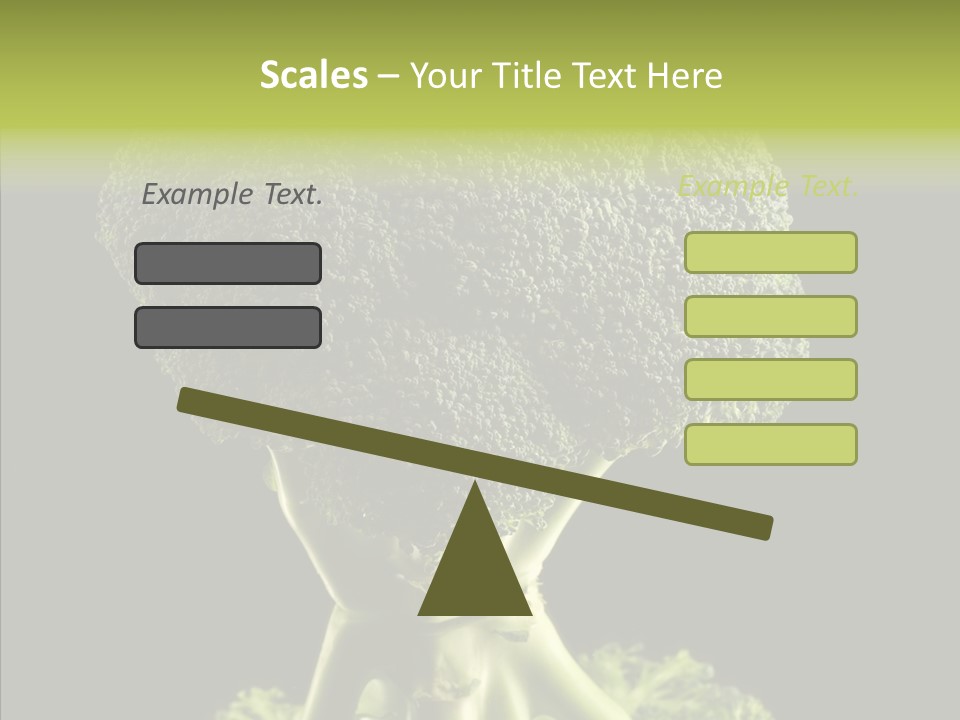 Veggies Black Healthy PowerPoint Template