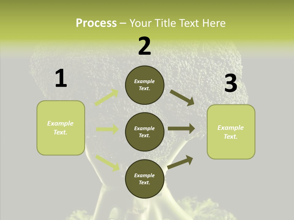 Veggies Black Healthy PowerPoint Template