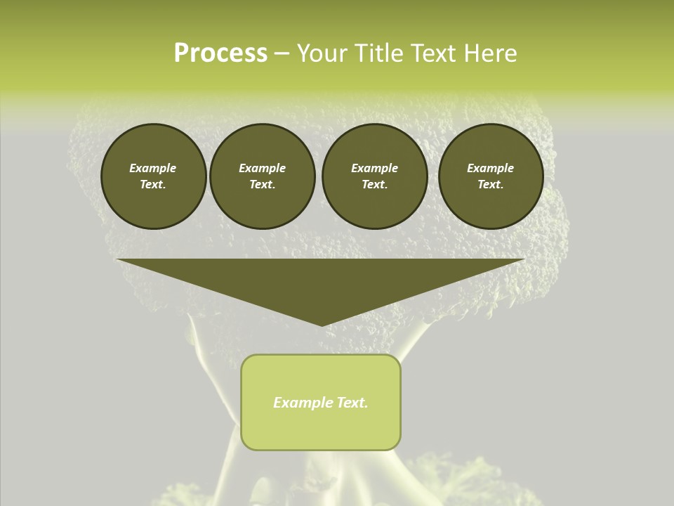 Veggies Black Healthy PowerPoint Template