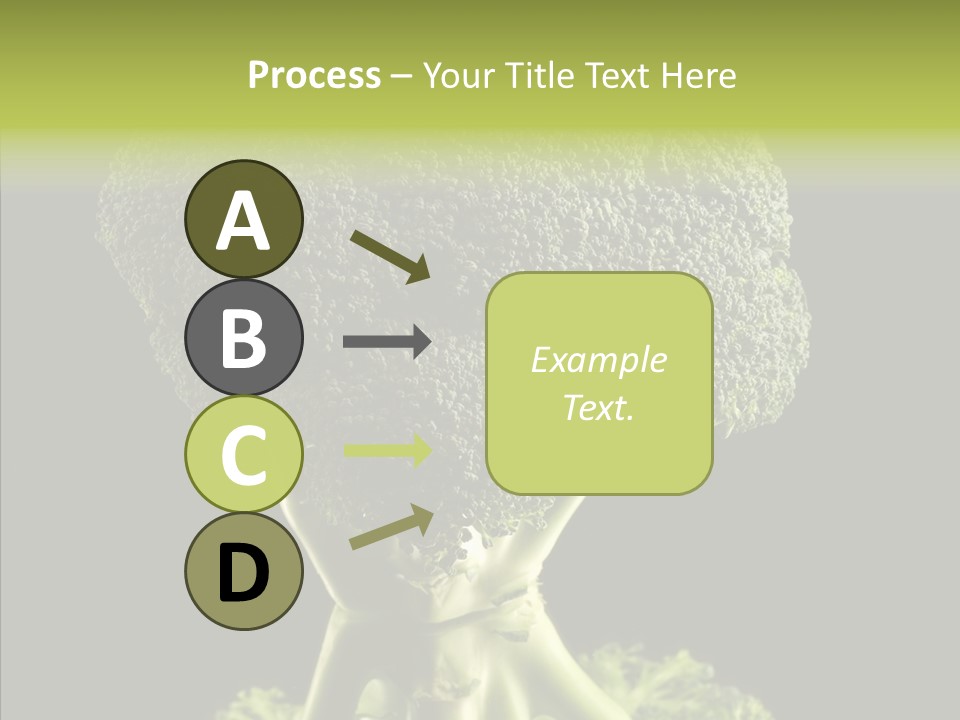 Veggies Black Healthy PowerPoint Template