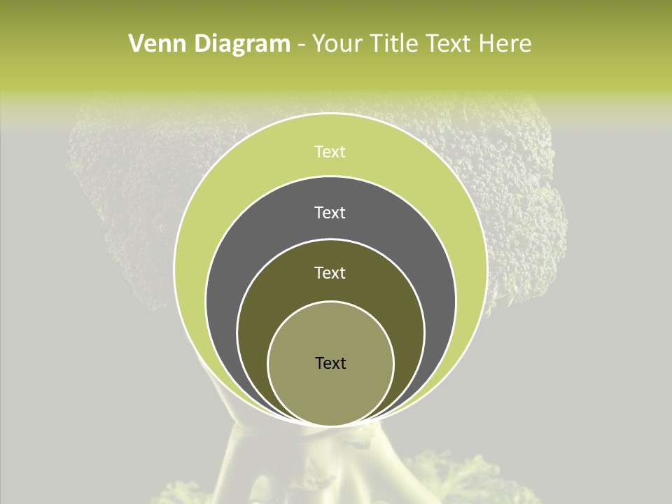 Veggies Black Healthy PowerPoint Template