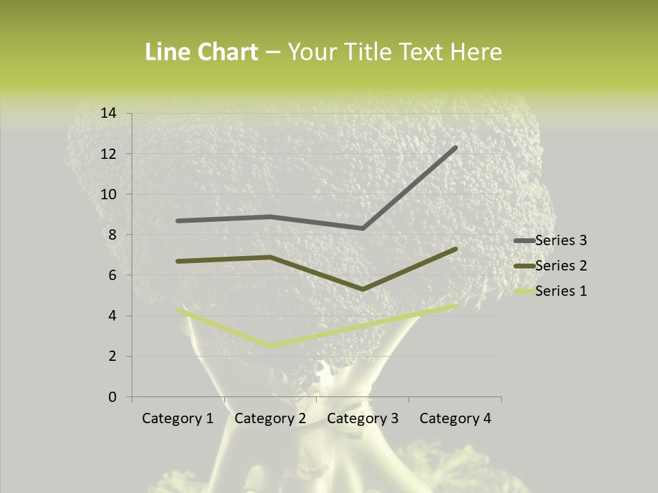 Veggies Black Healthy PowerPoint Template