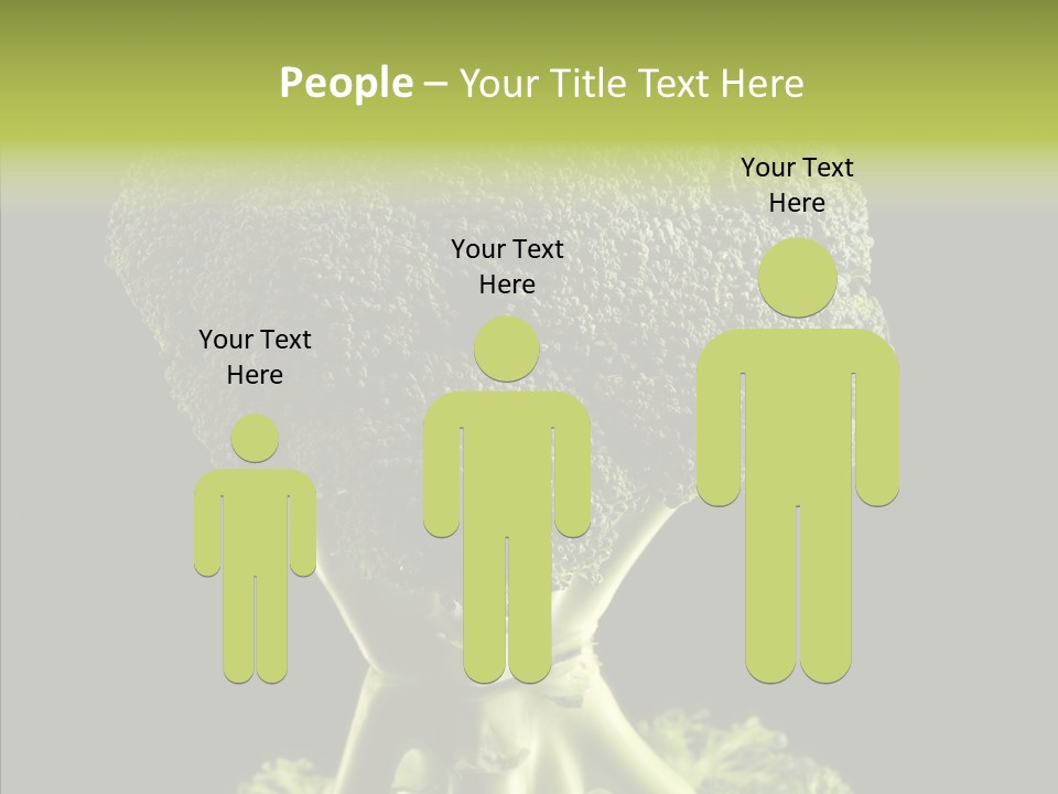 Veggies Black Healthy PowerPoint Template