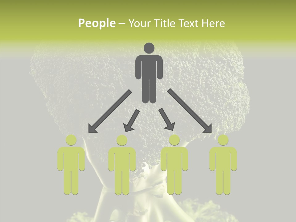 Veggies Black Healthy PowerPoint Template