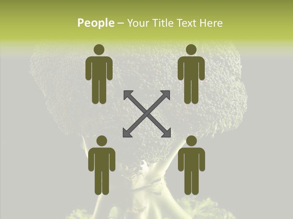 Veggies Black Healthy PowerPoint Template