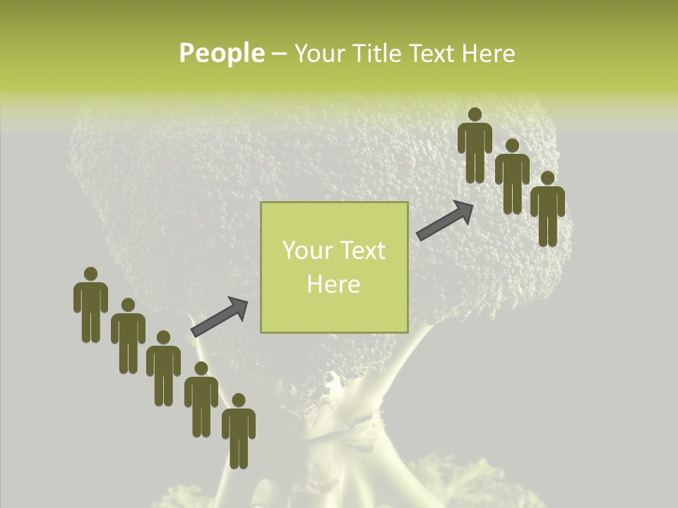 Veggies Black Healthy PowerPoint Template