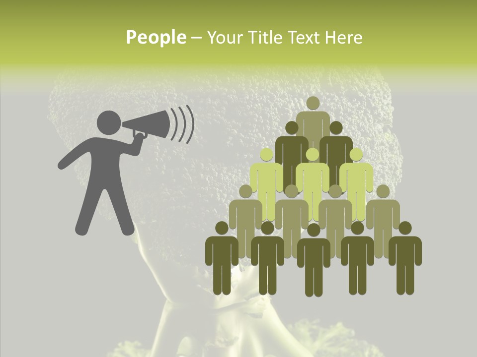 Veggies Black Healthy PowerPoint Template