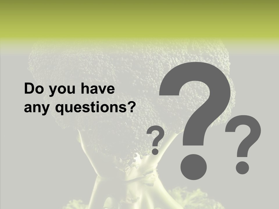 Veggies Black Healthy PowerPoint Template