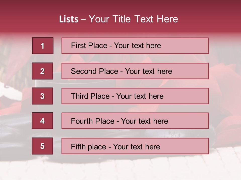 Pamper Relaxation Massage PowerPoint Template
