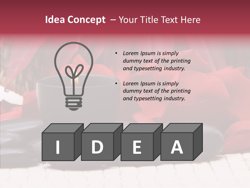 Pamper Relaxation Massage PowerPoint Template