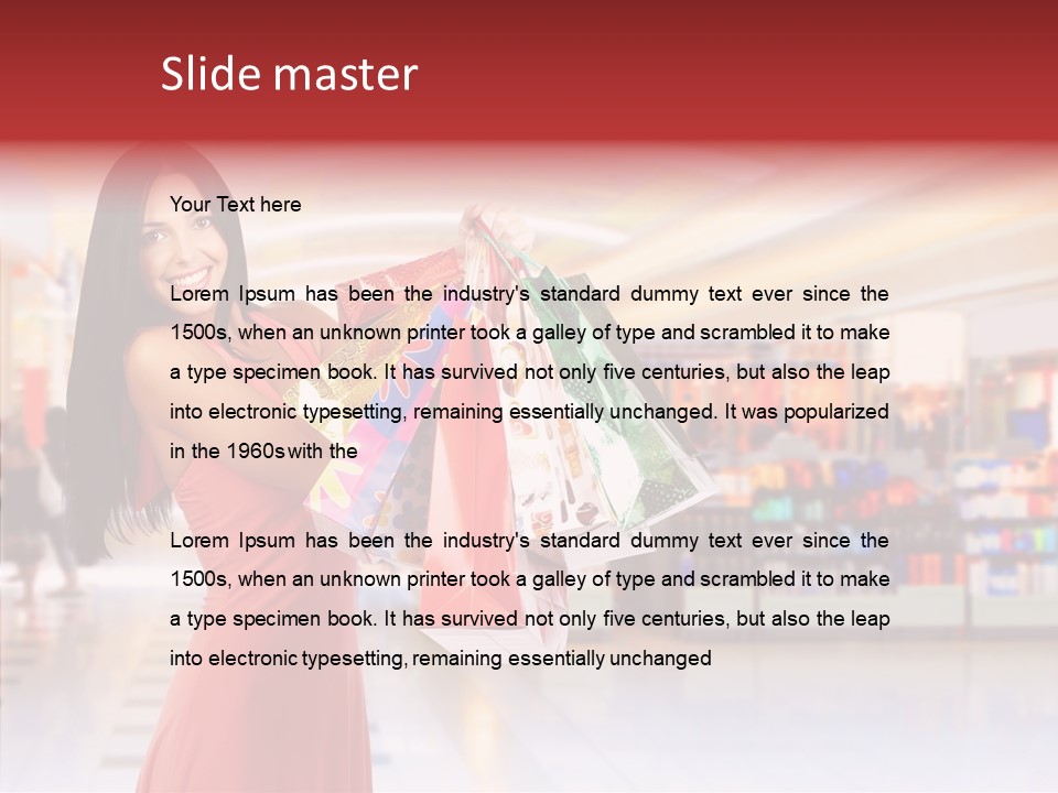 Customer Happy Person PowerPoint Template