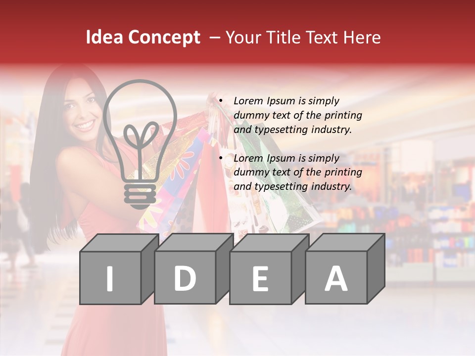 Customer Happy Person PowerPoint Template