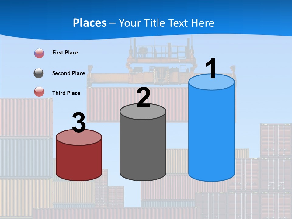 Cargo Crane Logistics PowerPoint Template