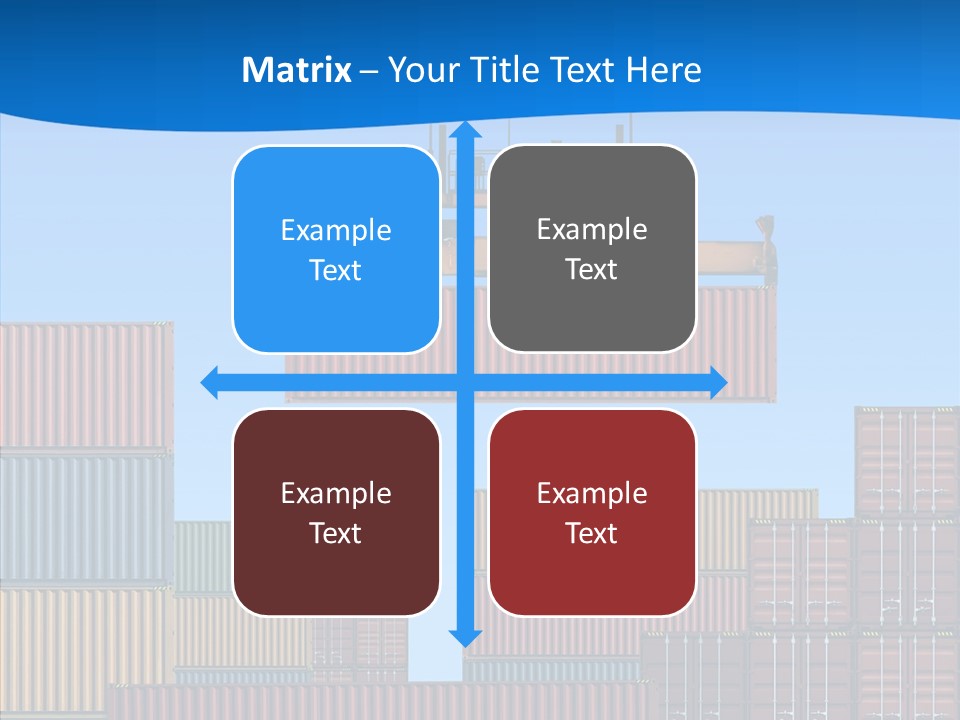 Cargo Crane Logistics PowerPoint Template