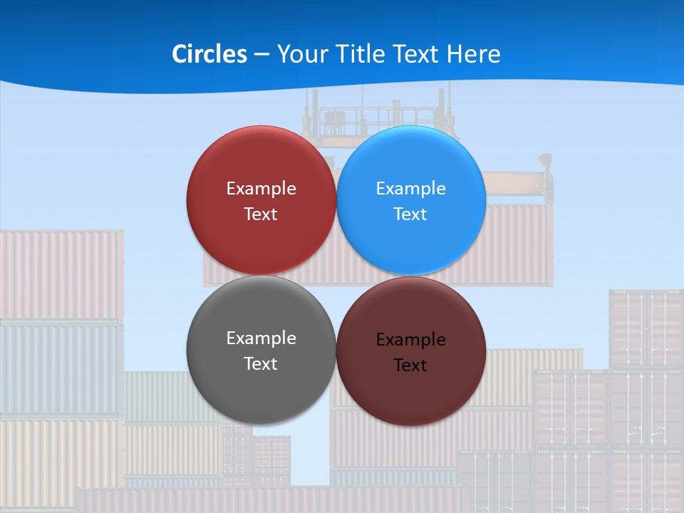 Cargo Crane Logistics PowerPoint Template