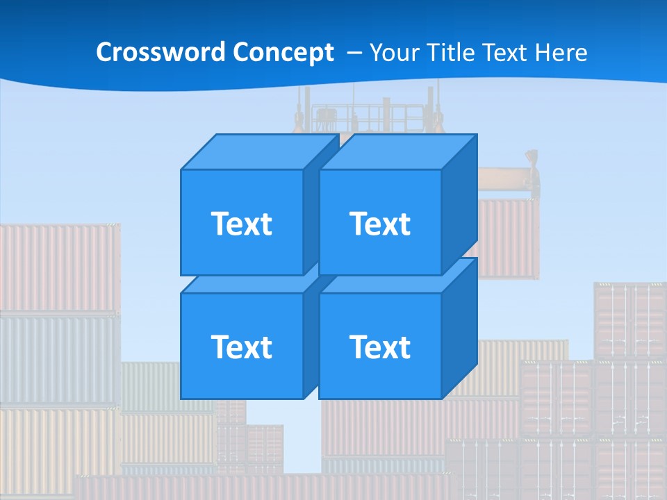 Cargo Crane Logistics PowerPoint Template