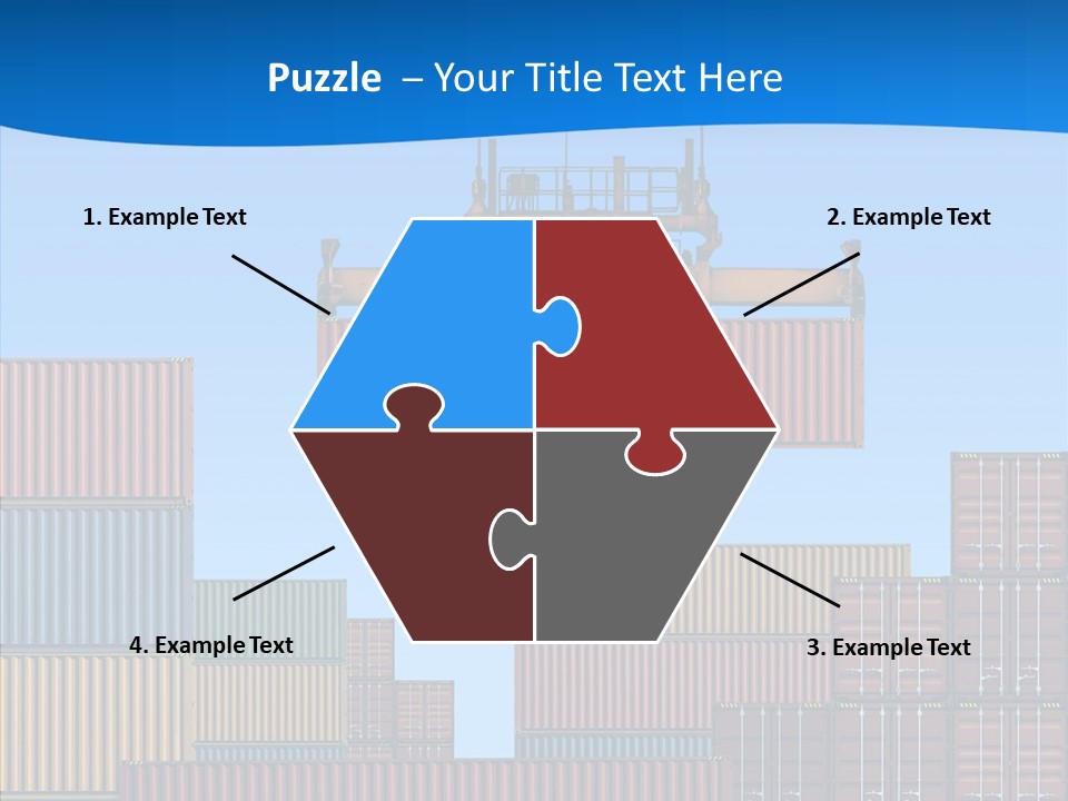 Cargo Crane Logistics PowerPoint Template