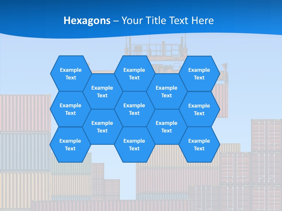 Cargo Crane Logistics PowerPoint Template