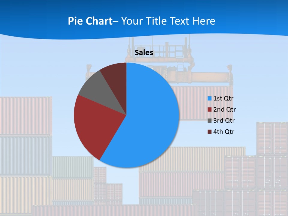 Cargo Crane Logistics PowerPoint Template
