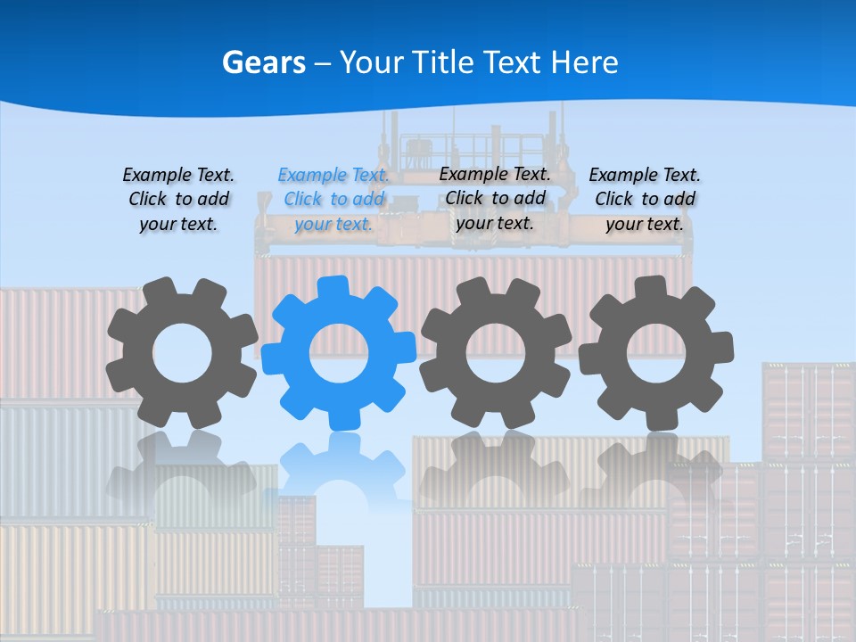 Cargo Crane Logistics PowerPoint Template