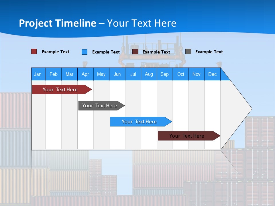 Cargo Crane Logistics PowerPoint Template