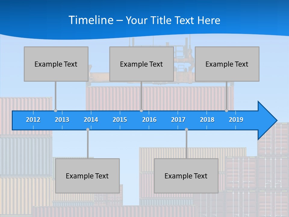 Cargo Crane Logistics PowerPoint Template