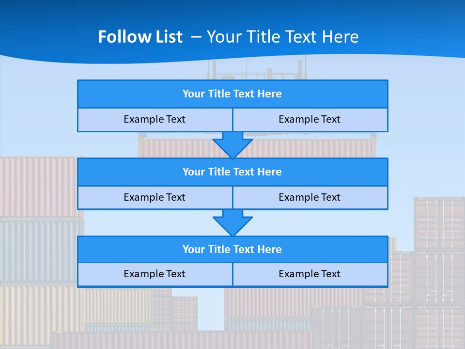 Cargo Crane Logistics PowerPoint Template