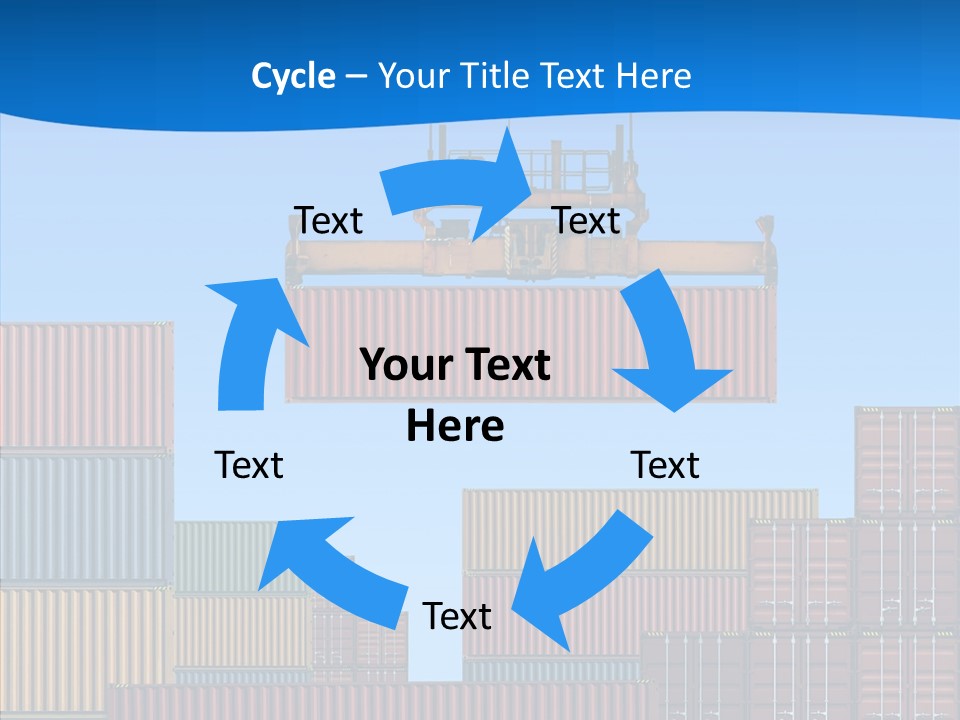 Cargo Crane Logistics PowerPoint Template