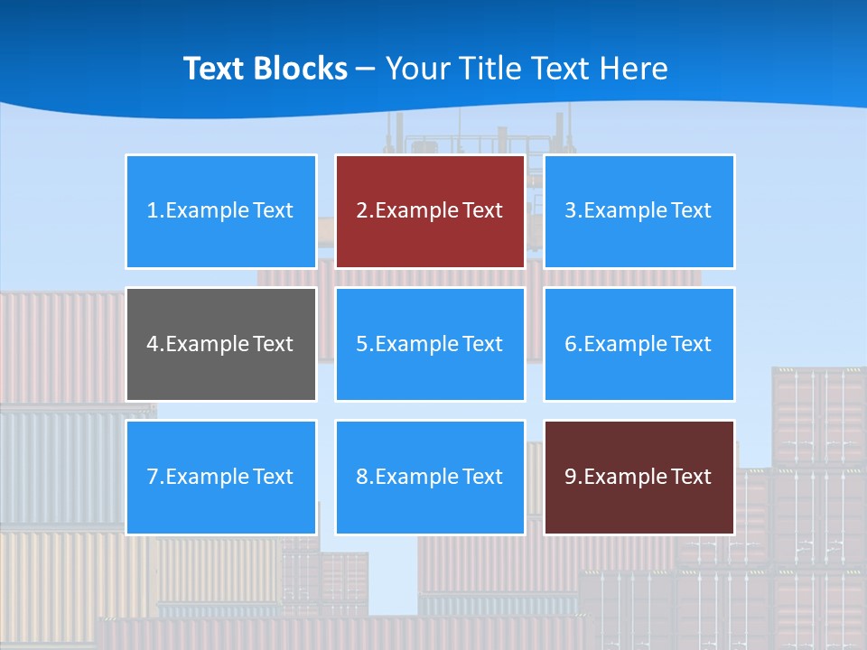 Cargo Crane Logistics PowerPoint Template