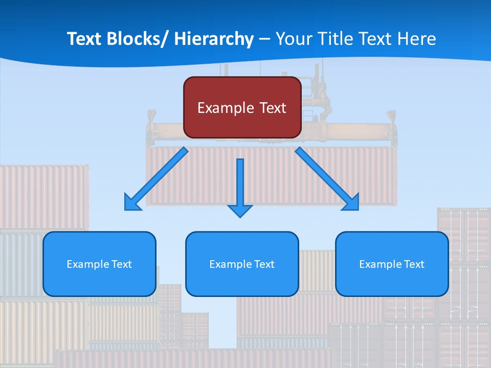 Cargo Crane Logistics PowerPoint Template