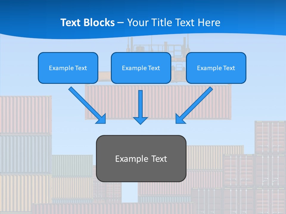 Cargo Crane Logistics PowerPoint Template