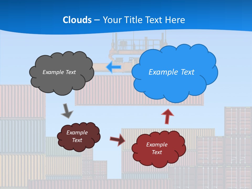 Cargo Crane Logistics PowerPoint Template
